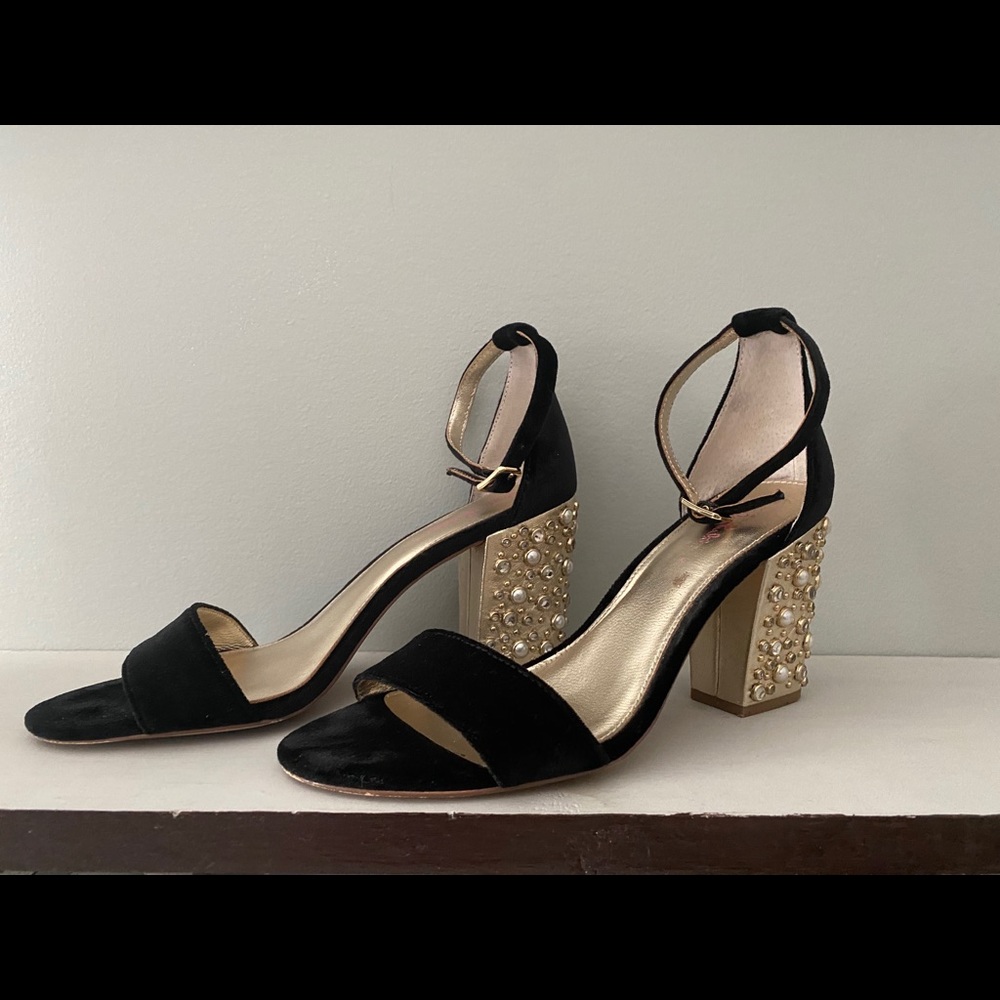 Lily Pulitzer ankle strap heels